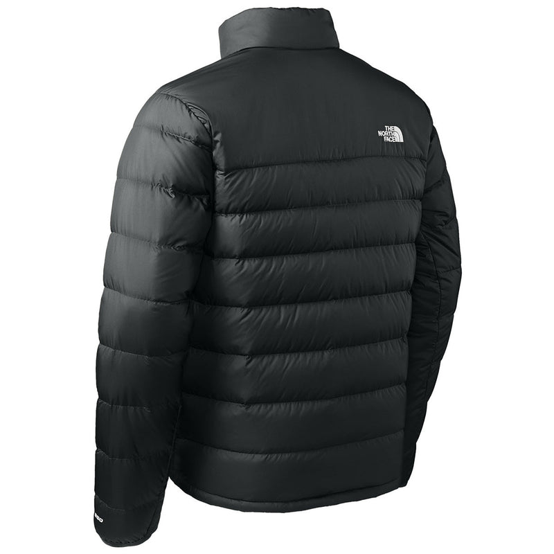 The North Face Black Chest-Zip Stand Collar Puffer Jacket