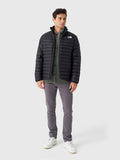 The North Face Black Narrow-Quilt Stand Collar Jacket