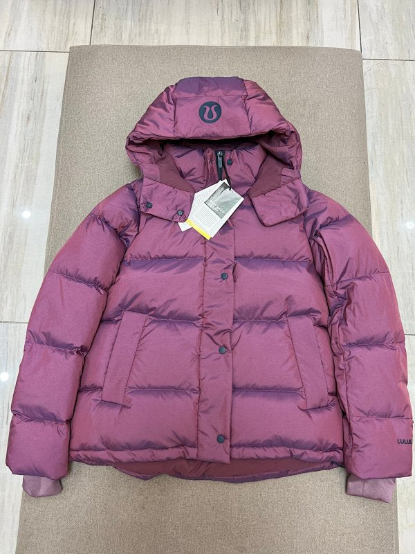 Lululemon Plum Purple Hooded Puffer Jacket