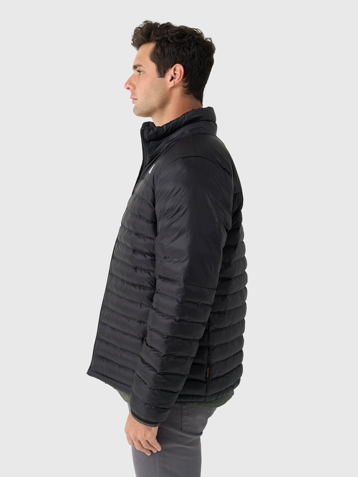 The North Face Black Narrow-Quilt Stand Collar Jacket