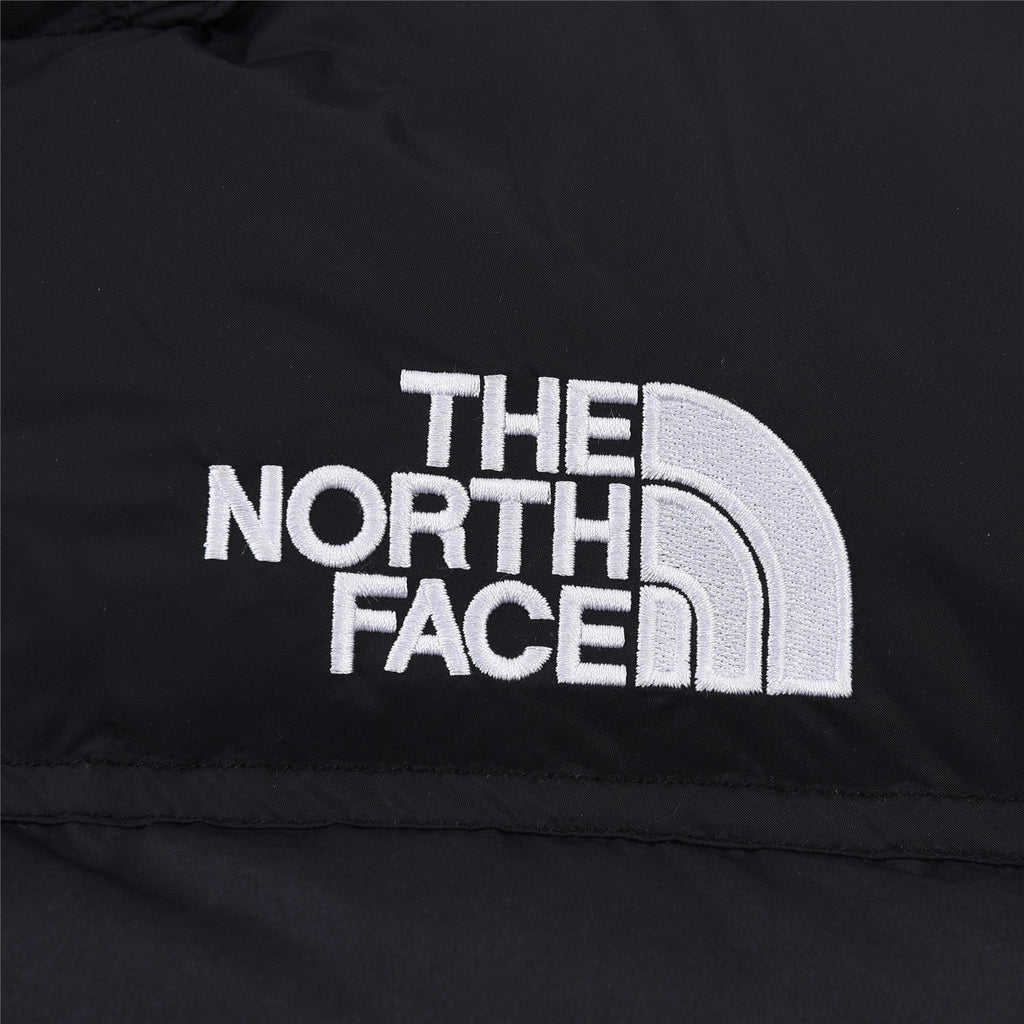 The North Face Black & White Cloud Print Puffer Jacket