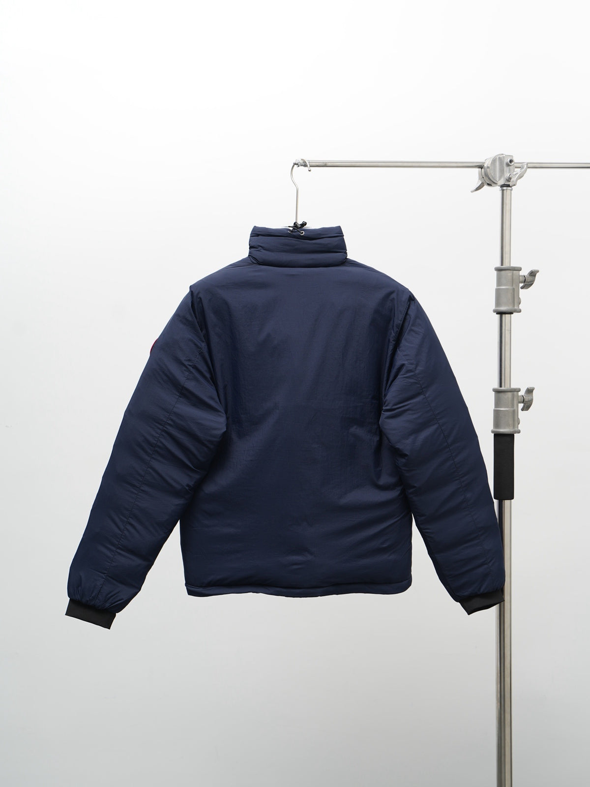 Canada Goose Navy Blue Chest-Zip Stand Collar Jacket