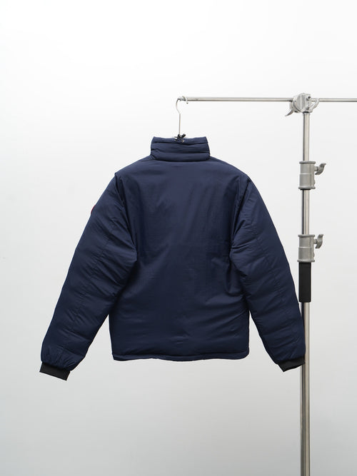 Canada Goose Navy Blue Chest-Zip Stand Collar Jacket