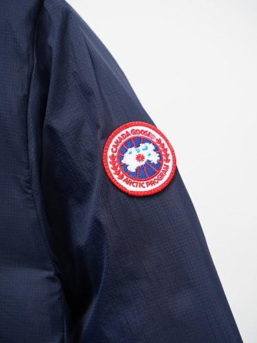 Canada Goose Navy Blue Chest-Zip Stand Collar Jacket