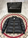 Moose Knuckles Black Stand Collar Puffer Jacket