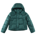 Lululemon Deep Teal Logo Hooded Puffer Jacket