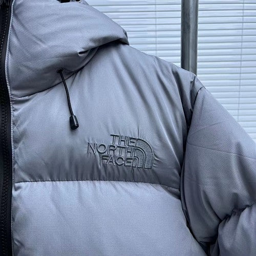 The North Face Slate Gray Hooded Puffer Jacket
