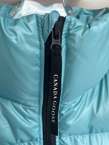 Canada Goose Aqua Blue Glossy Quilted Puffer Vest