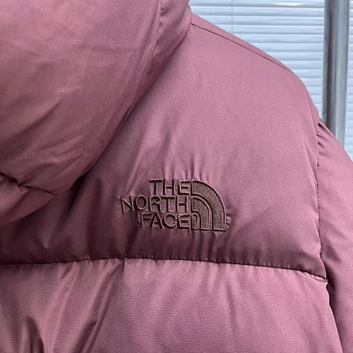 The North Face Dusty Mauve Hooded Puffer Jacket