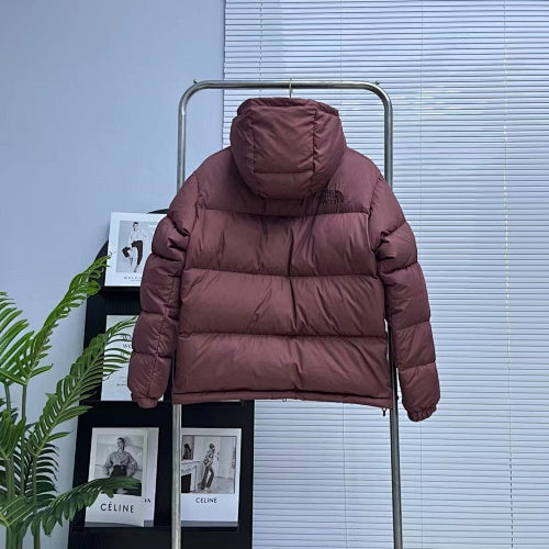 The North Face Dusty Mauve Hooded Puffer Jacket