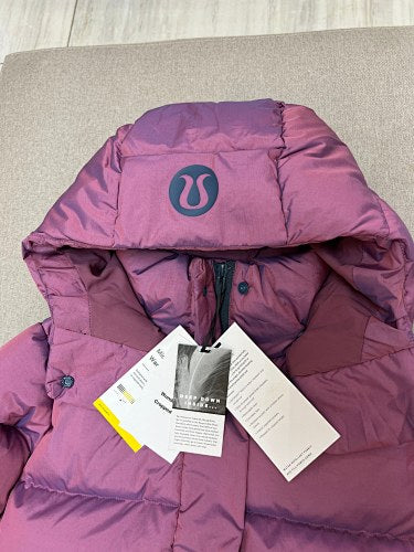 Lululemon Plum Purple Hooded Puffer Jacket