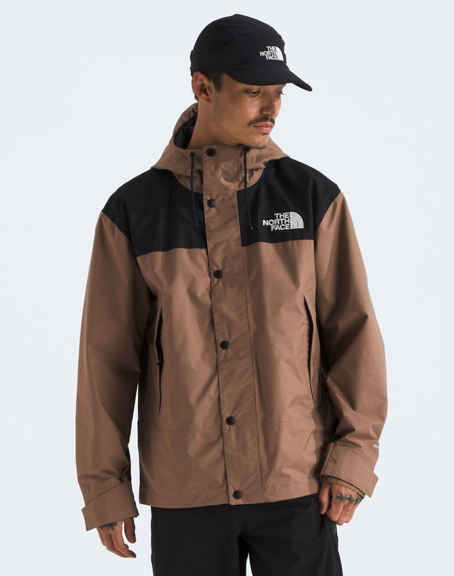 The North Face Tan & Black Colorblock Hooded Jacket