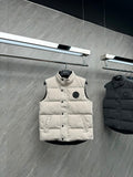 Canada Goose Ivory Stand Collar Quilted Puffer Vest