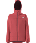 The North Face Coral Red Chest-Zip Hooded Jacket