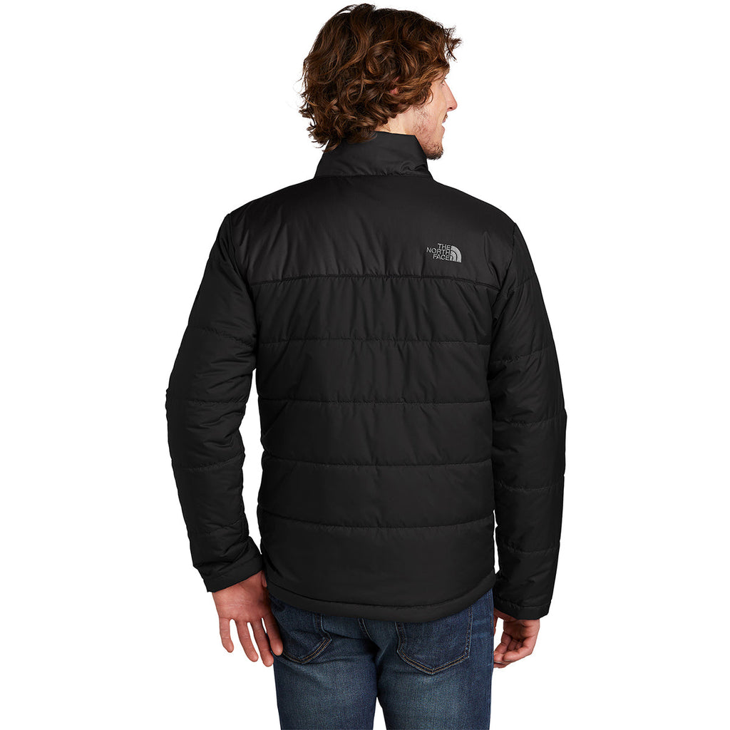 The North Face Black Stand Collar Quilted Jacket