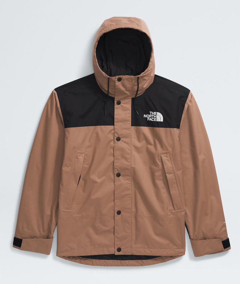 The North Face Tan & Black Colorblock Hooded Jacket