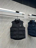 Canada Goose Black Stand Collar Quilted Puffer Vest
